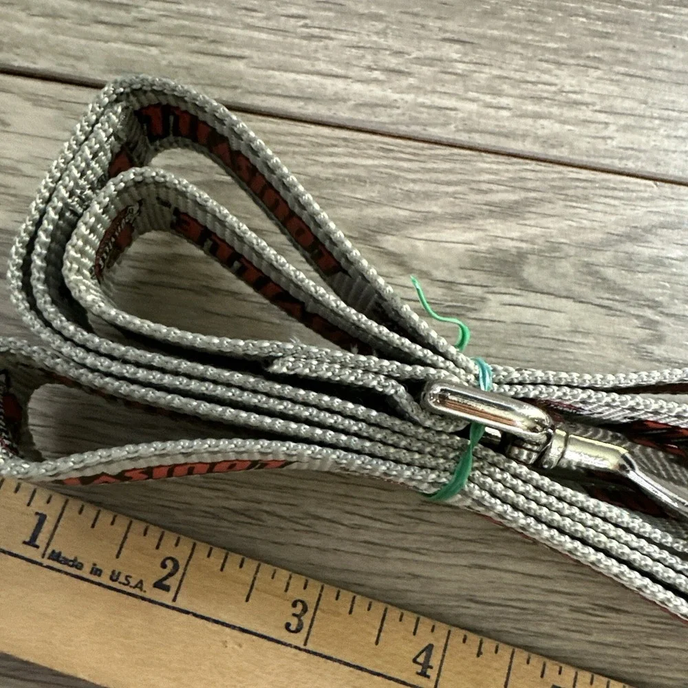 NCAA Louisville Cardinals Pet Leash Dog Grey 4ft Woven Logo Fan Gear 1